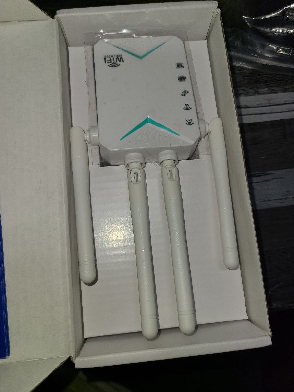 Photo 1 of 2025 WiFi Extender Signal Booster for Home - 1200Mbps Dual Band, Covers 12880 Sq Ft & 108 Devices