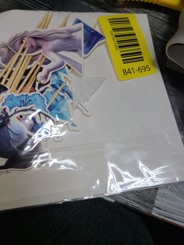 Photo 1 of 25pcs ice Cake Toppers Cupcake Toppers, Birthday Party Decoration Cake Decorations for ice party Supplies