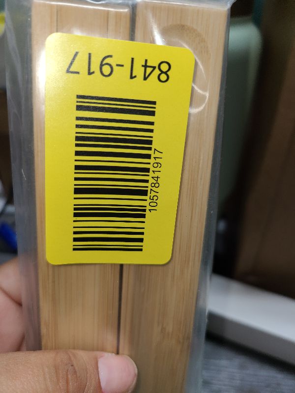 Photo 1 of 2 Pieces Bamboo Wood Incense Holder for Sticks with Adjustable Angle, Incense Burner with Ash Catcher, 9.8 Inches