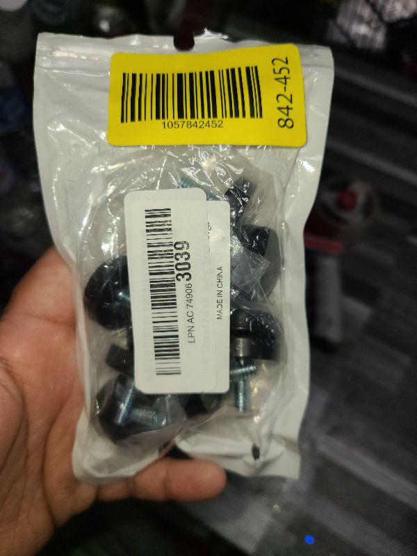 Photo 1 of 1/4" Thread Furniture Feet Levelers, 12 PCS Adjustable Furniture Feet Threaded Screw in, Leveling Feet Screw On Furniture Glide Leveling for Table, Cabinets, Chairs, Stool Legs