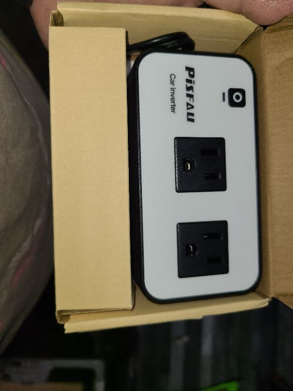 Photo 1 of 200W Car Power Inverter, PiSFAU DC 12V to 110V AC Car Plug Adapter Outlet with [20W USB-C] /USB-Fast Charger(18W) / 4.8A Dual USB/car Charger for Laptop