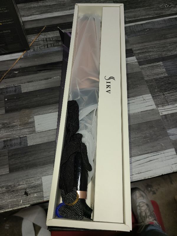 Photo 1 of 2 Inch Curling Iron Extra Long Barrel for Long Hair, Large Barrel Curling Wand Ceramic Tourmaline with LCD Display,10 Temps, Dual Voltage