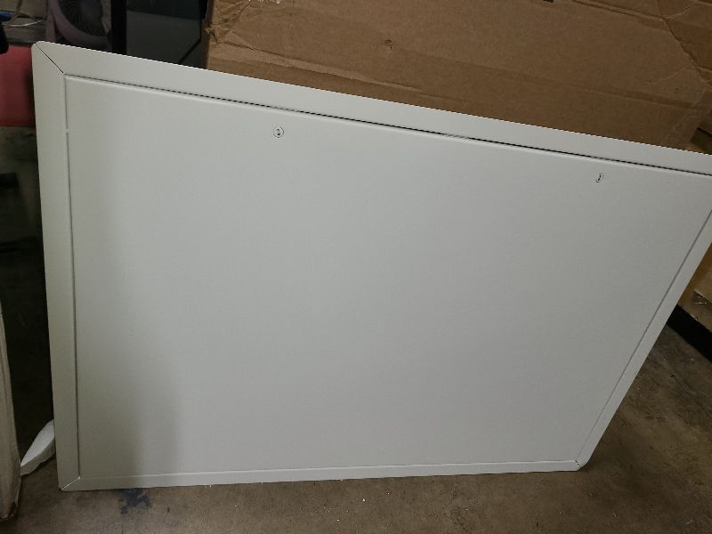 Photo 1 of 24x36 Inch Universal Flush Mount Access Panel Door Service Hatch with Stainless Steel Cam Latch & Continuous Concealed Hinge, White