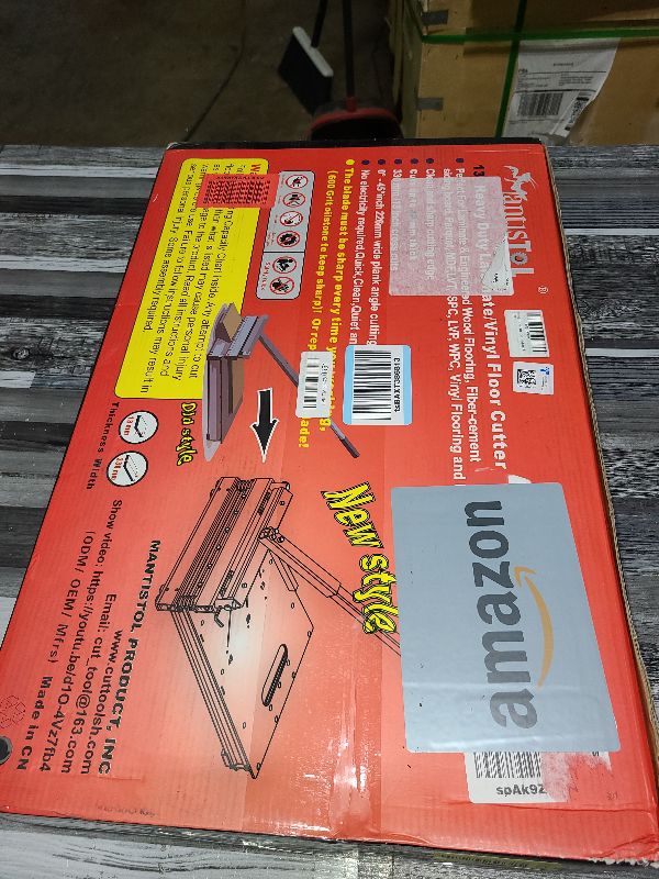 Photo 1 of 13" Pro Laminate/Vinyl Floor Cutter with Floor Installation Kit, 15°/30°/ 45° Instant Cuts in One Step, Cuts Laminate Floor, Engineer Wood, LVP/T, VCT, SPC, WPC, Rigid core, Siding & More;