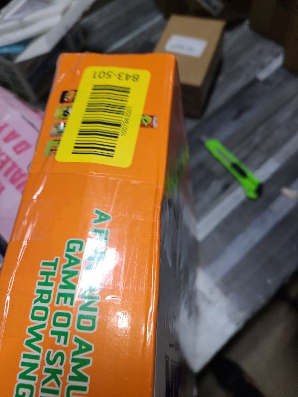 Photo 1 of 14 Pcs Halloween Party Games for Kids Adults Halloween Carnival Bean Bag Toss Games Metal Cans with 3 Bean Bags in Gift Box Boo Basket Stuffers Gifts for Holiday Trick or Treat Party Supplies