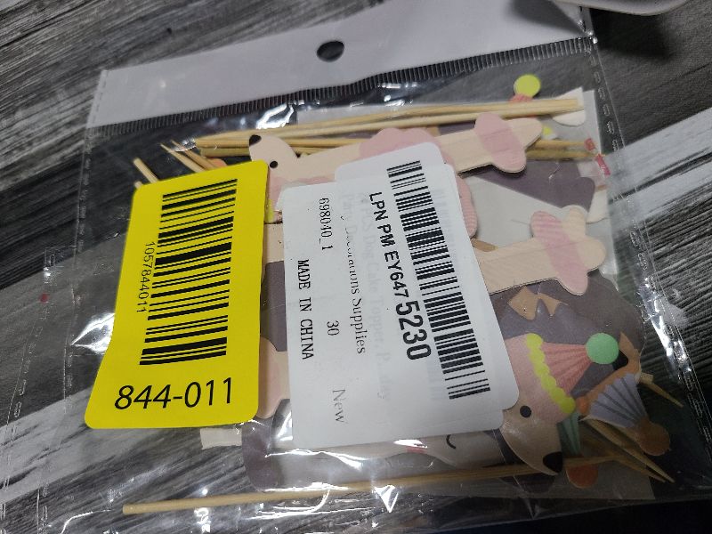 Photo 1 of 24 PCS Dog Cake Topper, Pet Dog Cupcake Toppers Dogs Themed Party Supplies Puppy Cupcake Toppers Baby Shower Cake Topper for Dogs Lover, Puppy Themed Birthday Party Decorations Supplies