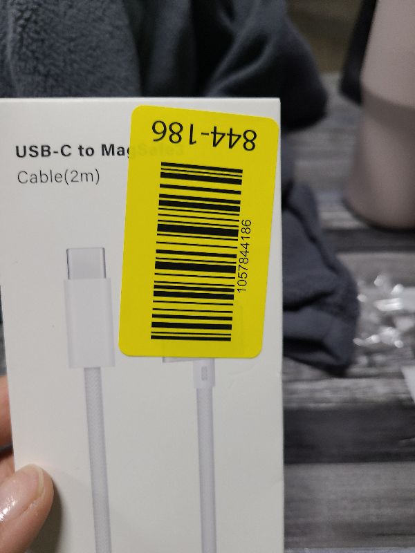 Photo 1 of 140W USB-C to Magnetic 3 Cable, Safe Charging Cable Compatible with MacBook Pro 2021 M1 Pro & Max 14" 16", MacBook Air 2022 M2, 2023 M2 Pro & Max 14" 16" - 6.6ft White