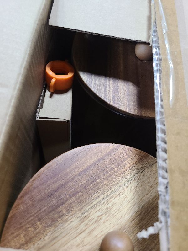 Photo 1 of 2 PCS 1 Gallon Drink dispenser, Glass Beverage Dispenser With Wood Stand, Large Water Drink Dispensers for Parties With Stainless Steel Spigot, Ideal for Lemonade,Juice, Tea, and Party Drinks