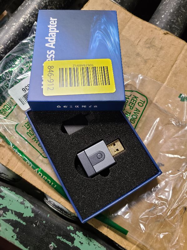 Photo 1 of 2-in-1 Mini Wireless CarPlay Adapter for Apple CarPlay & Android Auto,Upgrade Wired to Wireless, Fast Auto-Connect, Plug & Play (iOS 10+, Android 10+, 2016+ Cars)