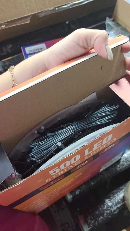 Photo 1 of 164 FT 500 LED Christmas String Lights, Waterproof RGB String Lights with Remote Control& Timer Function, 24 Colors Changing Fairy Lights for Indoor Outdoor Room Wall Christmas Tree Party Decoration