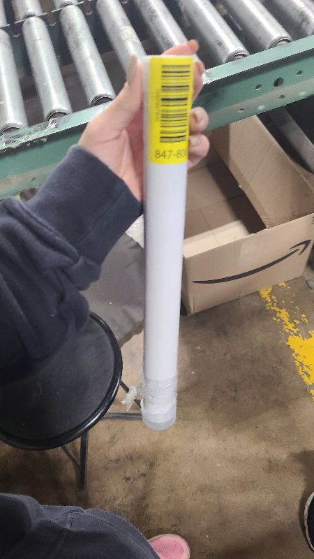 Photo 1 of 12 Inch Ceiling Fan Downrod, 1" Diameter Nickle Ceiling Fan Extension Rod (No Threads) with 5 x 18-AWG Wires,Universal Down Rods for Ceiling Fans,Easy Installation