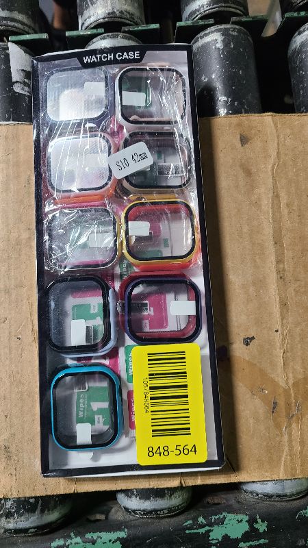 Photo 1 of 18 Pack PC Screen Protector Case Compatible with Apple Watch Series 10 42mm with Built-in Tempered Glass Screen Protector, Full Coverage Bumper