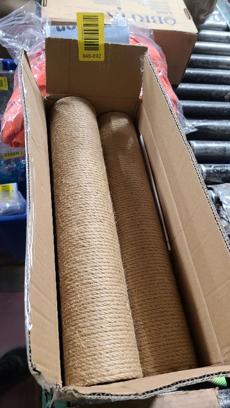 Photo 1 of 2-Pcs 34'' Wall Mounted Cat Scratcher for Large Cats, Tall Scratching Posts, Corner Cat Climbing Pole for Indoor Cats Climb Stretch Play, Wooden