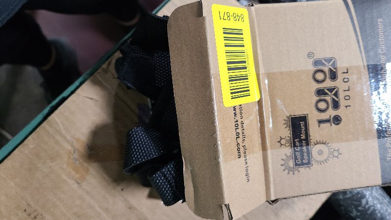 Photo 1 of 10L0L Upgraded Speaker Mount for Golf Cart Accessories, Adjustable Strap Fits Bluetooth Wireless Speaker Holder for Yamaha, EZGO, Club Car Carts and Bike