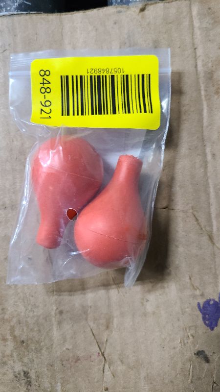 Photo 1 of 15ml Lab Pipet Rubber Bulb - Suction Ball Pipette Dropper Transfer Fits for 5 to 20ml Pipettes, 2 Pcs (Red)