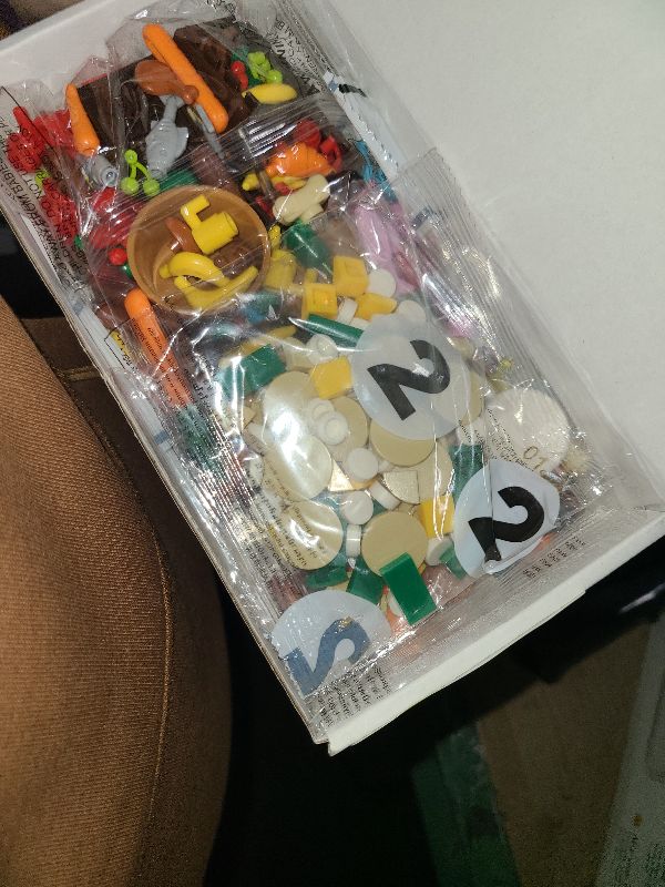 Photo 1 of 220pcs City Food Accessories Building Block, Friends-People Picnic Toys, Kitchen Restaurant Comida DIY Pieces, Fruit-Pizza-Cheese-Ice Cream-Turkey Parts, Money Bricks for Extra Set