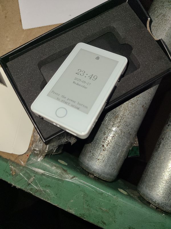 Photo 1 of 2.7 Inch MP3 Player, Bluetooth 5.0 HiFi Music Player with Eye Protect Screen, USB C Charging, Portable E Book Reader for Travel, Outdoor, Home, White