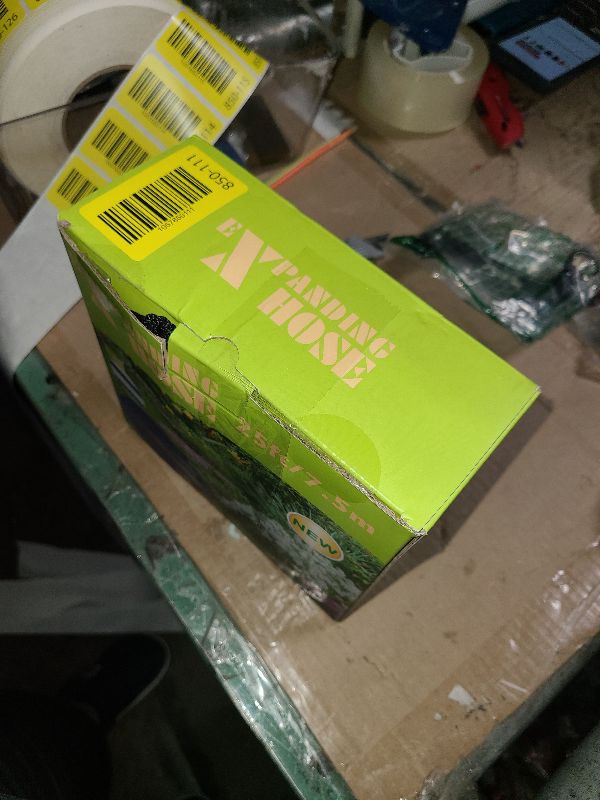 Photo 1 of 25 ft Expandable Garden Hose - Expanding Water Hose with 10 Spray Nozzles&3/4" Solid Brass Fittings - Retractable,Flexible?Lightweight No-Kink Free&Tangle Car Washing Pipe for Yard,Outdoor