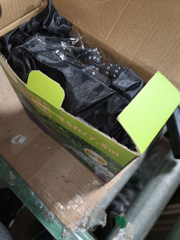 Photo 1 of 25 ft Expandable Garden Hose - Expanding Water Hose with 10 Spray Nozzles&3/4" Solid Brass Fittings - Retractable,Flexible?Lightweight No-Kink Free&Tangle Car Washing Pipe for Yard,Outdoor