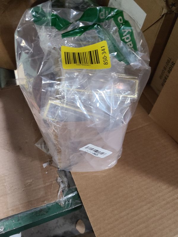 Photo 1 of 12PCS Acrylic Gold Sign Holders, 4''x6'' Wedding Table Sign Double Sided Holder, Acrylic Gold Frame Sign Holders Display Stand for Wedding Table Numbers, Restaurant Sign, Menu, Photo