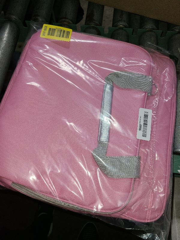 Photo 1 of 2 Inch 3 Ring Zipper Binder - Trapper Keeper Binder with Strap - 500 Sheet Capacity & Multi-Pockets for School and Office (Pink)