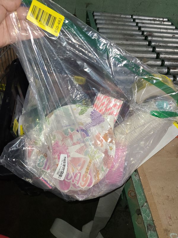 Photo 1 of 201 Pcs Pastel Dinosaur Birthday Decorations Girl, Dinosaur Birthday Banner, Cupcake Toppers, Disposable Table Cloth, Plates and Napkins Pink Watercolor Cute Girls Dino Theme Party Supplies