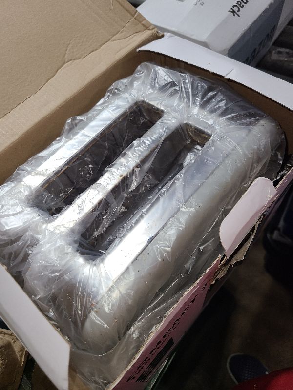 Photo 1 of 2 Slice Toaster, Retro Bread Toaster with LED Display, Extra Wide Slots Toasters with 6 Bread Shade Settings, Bagel, Cancel, Defrost Function, Stainless Steel with High Lift Lever, Removal Crumb Tray