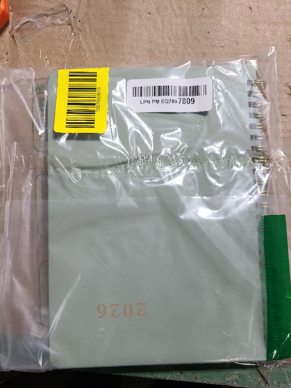 Photo 1 of 2026 Planner, Weekly and Monthly Calendar Planner Book, January 2026 - December 2026, Hardcover Spiral Planner with Monthly Tabs, Notes Pages, Perfect for Women & Men, A5 (6.4" x 8.5") - Green