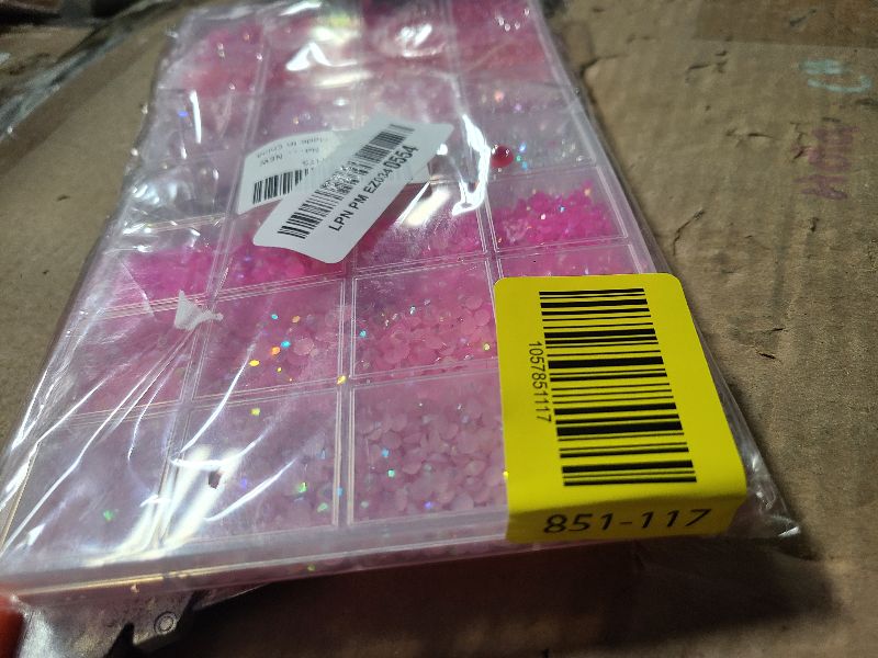 Photo 1 of 22000 Pcs Pink Flatback Pearls and Rhinestones for Crafting, Resin Rhinestones Gems Pearls for Bedazzling, Mixed Size 3-6mm Half Pearl Gems Beads for Nails Face Eyes Makeup Bottles Shoes DIY Crafts
