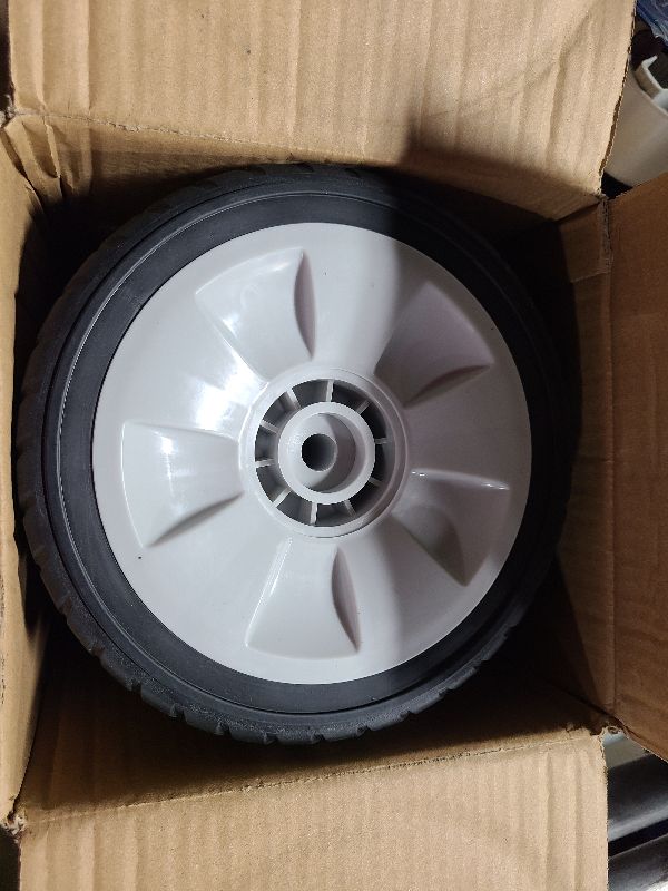 Photo 1 of (4 Pack) Lawn Mower Wheels Kit Compatible with Honda HRR216 HRS216 HRT216 Walk Behind Lawn Mower - 2 Rear Wheels Replaces 42710-VE2-M02ZE + 2 Front Wheels Replace for 44710-VL0-L02ZB