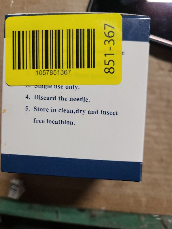 Photo 1 of 100Pack 25Ga 1Inch/25mm Disposable Dispensing Lab Supplies Individually Sealed Packaging