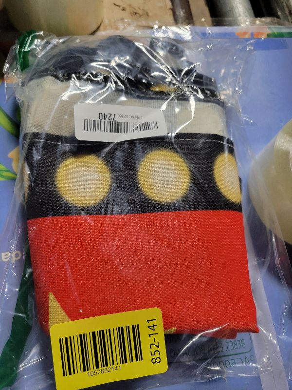 Photo 1 of 2 Pcs 13 x 72 Inch Movie Night Table Runner with Gold Star Design - Red Carpet Decoration for Birthday Party Supplies?red?