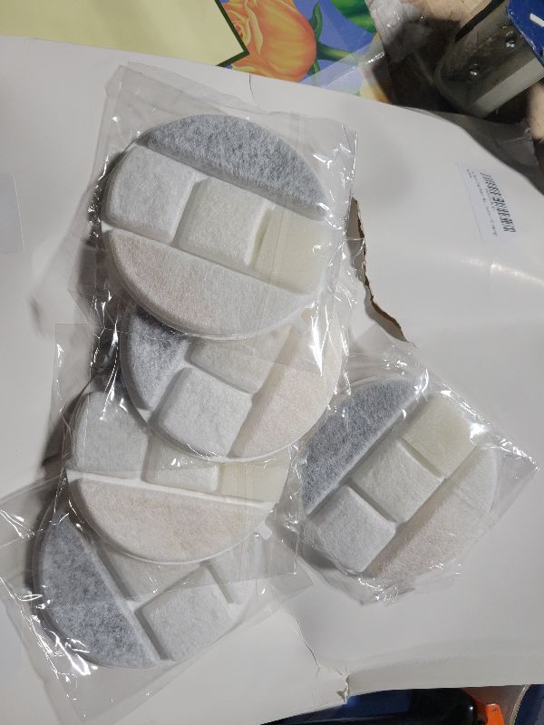 Photo 1 of 16 Pack Dog Water Fountain Replacement Filters for Petlibro Capsule Dog Fountain PLWF008,Pet libro filters with Replacement Pre-Filter Pump Sponges.