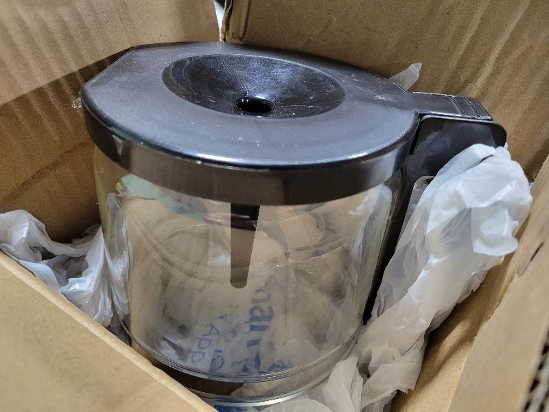 Photo 1 of ???????? Carafe Compatible With moccamaster KBG Brewers (89830), Compatible With moccamaster Carafe Replacement, 10-Cup/1.25L/40oz, Coffee Pot With Metal Ring, Includes Random Cleaning Brush.