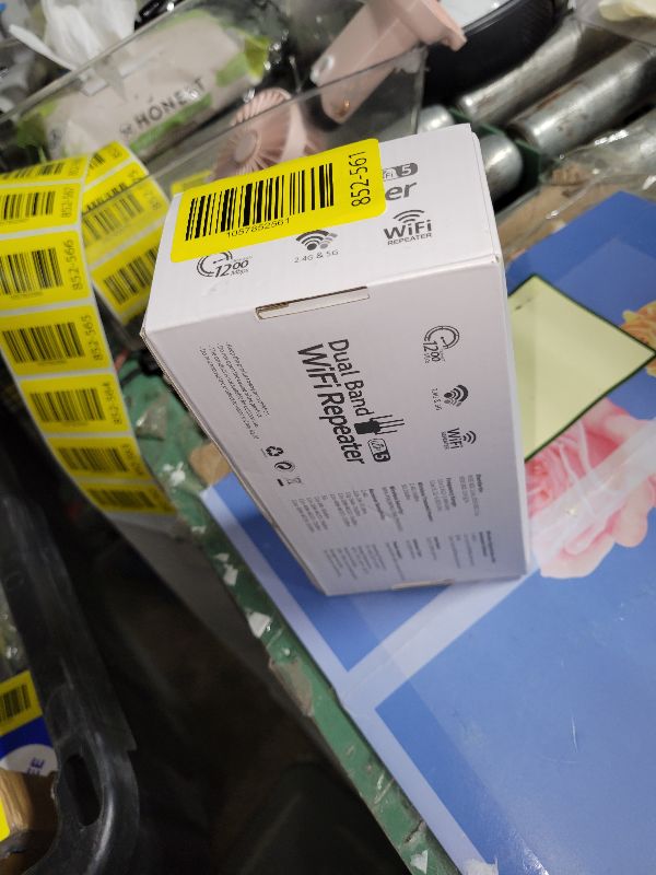 Photo 1 of 2025 New WiFi Extender Internet Booster, Up to 11,500 Sq.ft Coverage,WiFi Extender Signal Booster for Home, Dual Band 5GHz & 2.4GHz,Ethernet Port & AP Mode