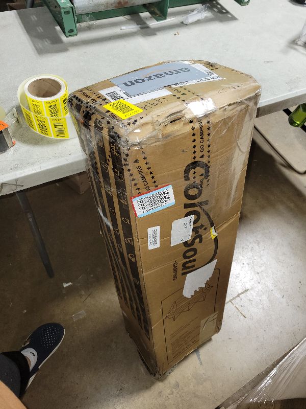 Photo 1 of 2 Person Fully Padded Camping Chair Oversized Loveseat Camping Chair Double Camping Chairs for Adults Heavy Duty Outdoor Camping Couch, Padded Seats & Armrests, 600Lbs, Moca