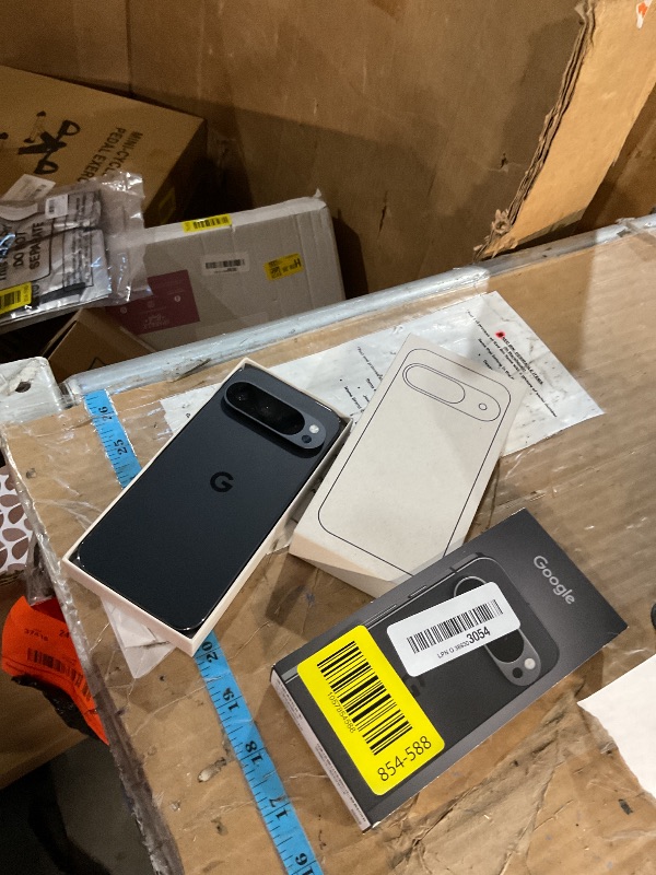 Photo 1 of (locked phone) Google Pixel 9 Pro - Unlocked Android Smartphone with Gemini, Triple Rear Camera System, 24-Hour Battery, and 6.3" Super Actua Display - Obsidian - 256 GB