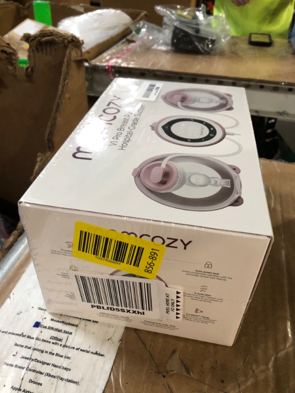Photo 1 of ***FACTORY SEALED***Momcozy Breast Pump V1 Pro Hospital-Grade, Hands-Free & Portable Wearable Pump, Upgraded Electric Pump with 3 Fine-Tuned Rhythms|15 Levels, Come with Leak-Proof DoubleFit Flange, Cozy Red.