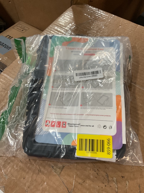 Photo 1 of ***(MISSING SCREEN PROTECTOR)***SEYMAC stock Case for Samsung Galaxy Tab A9+ Plus 11'', Full-Body Drop Protection Case with Screen Protector Pencil Holder [360° Rotating Hand Strap] &Stand, Black