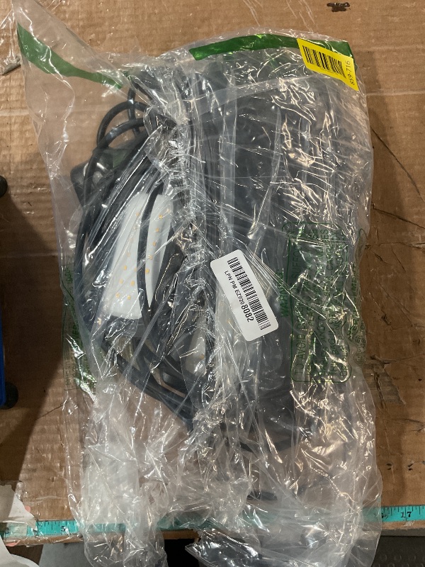 Photo 1 of ***PARTS ONLY*** Owleye 50FT Led Work Light 85W 8000LM Waterproof Construction String Lights Linkable Temporary Work Lighting Outdoor Indoor Worklight (5 Light Heads)