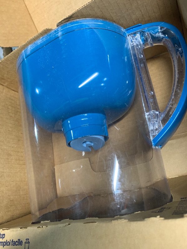 Photo 1 of (used)(see images) Brita Large Water Filter Pitcher for Tap and Drinking Water with SmartLight Change Indicator, Includes 1 Standard Filter, BPA-Free