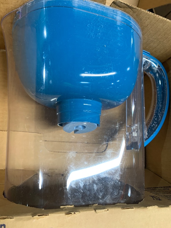 Photo 1 of (used)(see images) Brita Large Water Filter Pitcher for Tap and Drinking Water with SmartLight Change Indicator, Includes 1 Standard Filter, BPA-Free