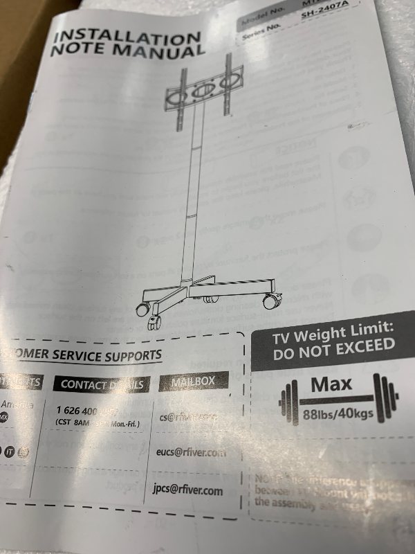 Photo 1 of (used)(unkown if complete) tv stand