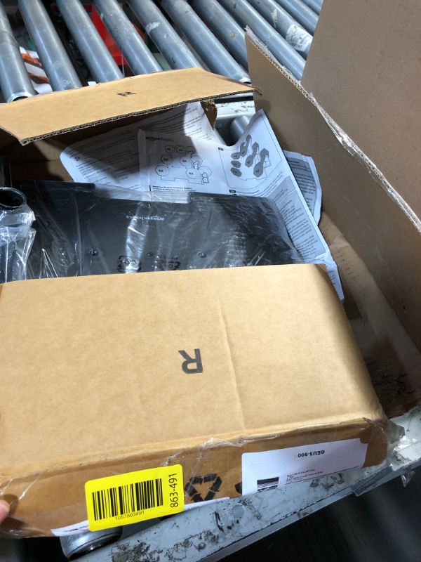 Photo 1 of ***PARTIAL SET - PRICE ADJUSTED***
Amazon Basics Neoprene Dumbbell Hand Weights, Rack with 3 Pairs (3, 5, and 8 Pounds), Purple/Green/Yellow