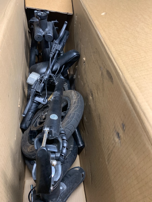 Photo 1 of *****DIRTY, MIGHT NOT BE FUNTIONAL, FOR PARTS ONLY********************
Gyroor Adults Electric Scooter with Large Middle Basket, 550W Motor 18.6 MPH 20 Mile Distance, Foldable E-Scooter with seat for Pets & Cargo, C1S-FP9