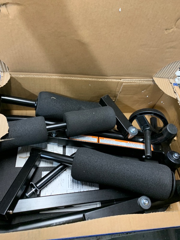 Photo 1 of ***FOR PARTS ONLY***
Exerpeutic Alternative Inversion Traction Table - Provides Lower Back Pain Relief Without Going Upside Down - Portable Spine Stretcher Bed for Home - 350 Lb. Capacity - Blue/Black