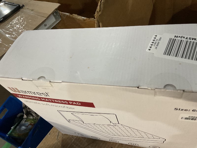 Photo 1 of ***. Factory sealed Warmrest Heated Mattress Pad Queen - Bed Warmer with Memory & Preheat Functions, 2-10 Hour Auto Off & 9 Heat Settings, Double Controller, Fast Heating, Deep Pocket, Electric Mattress Pad Queen 60"x80"