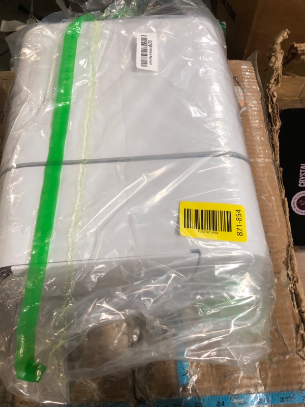 Photo 1 of ***PARTIAL SET - PRICE ADJUSTED***
MOPUP Bathroom Trash Can, Automatic Bagging Garbage Can, 3.5 Gallon Slim Smart Small Plastic Trash Bin, Narrow Motion Sensor Trash Can for Bedroom, Office White