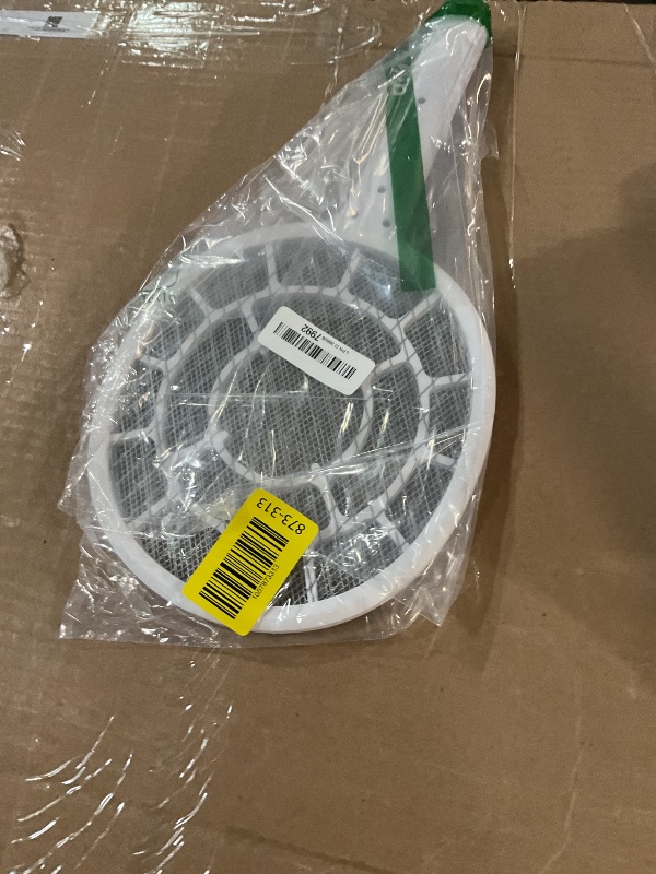 Photo 1 of YsChois Electric Fly Swatter, Bug Zapper, Mosquito Zapper Racket | Gold Zone Voltage, Densest 3 mm Mesh, Apple-Like Weight - AA Battery Powered (not incl.) - Indoor & Outdoor Use with Pro Swat Tips