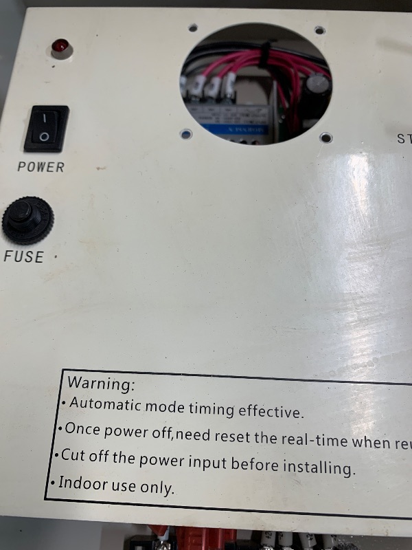 Photo 1 of (please see all images) Greenhouse Roll Up Motor Timer Controller Automatic for Ventilation with AC110V to DC24V Transformer Timing Control 